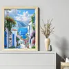 Sea View Villa-11CT Stamped Cross Stitch 40*50cm/15.75*19.69in tapestrymarket