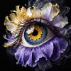 5D DIY Full Round Drill Diamond Painting Eye Kit Home Decor Art Craft 30x30cm (B)
