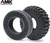 AMK 2Pcs 1.0" Rubber Mud Off Road Tires 24x62x20.5mm for 1/24 RC Crawler Car Axial SCX24 Gladiator Deadbolt 1/18 TRX4M (2PCS)
