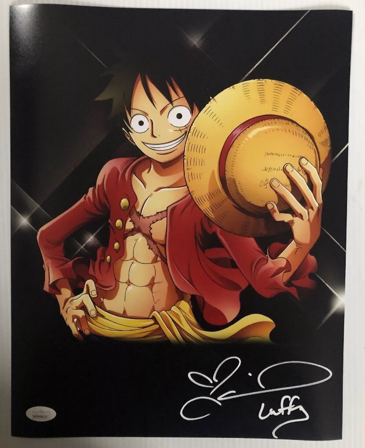 Colleen Clinkenbeard Signed Autographed 11x14 Photo Poster painting Luffy One Piece JSA 1
