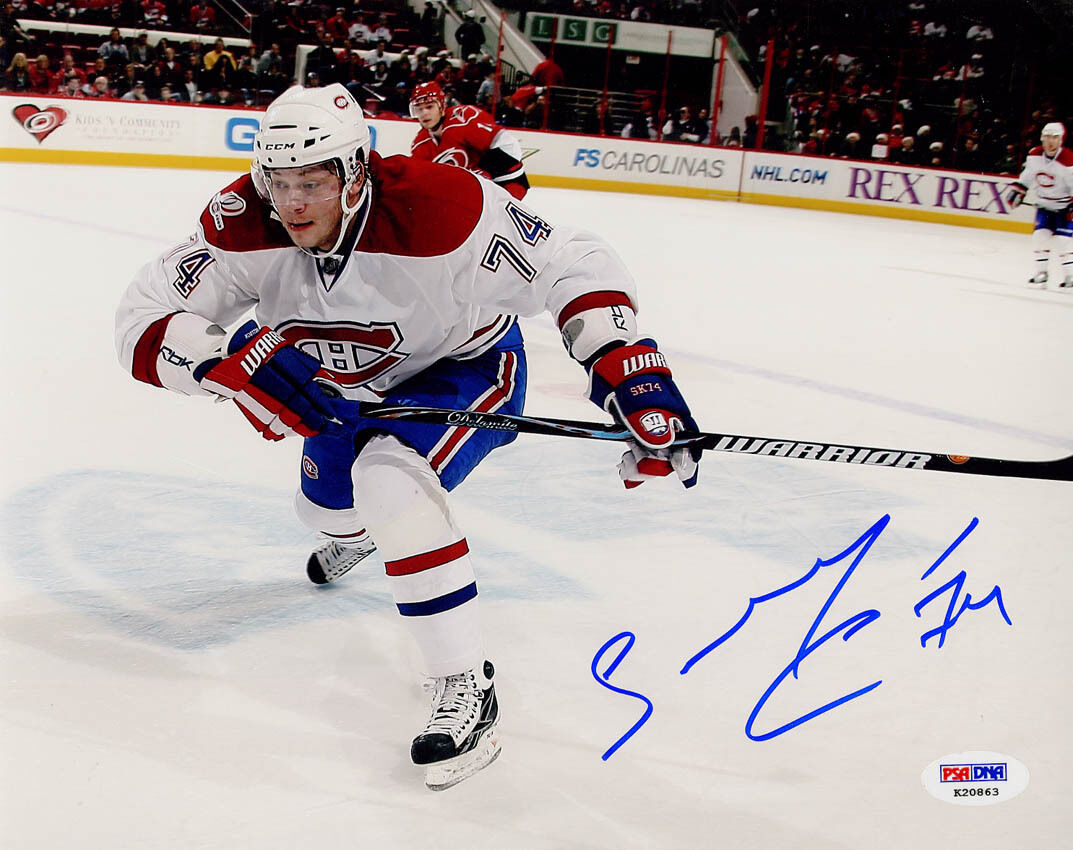 Sergei Kostitsyn SIGNED 8x10 Photo Poster painting Montreal Canadiens PSA/DNA AUTOGRAPHED