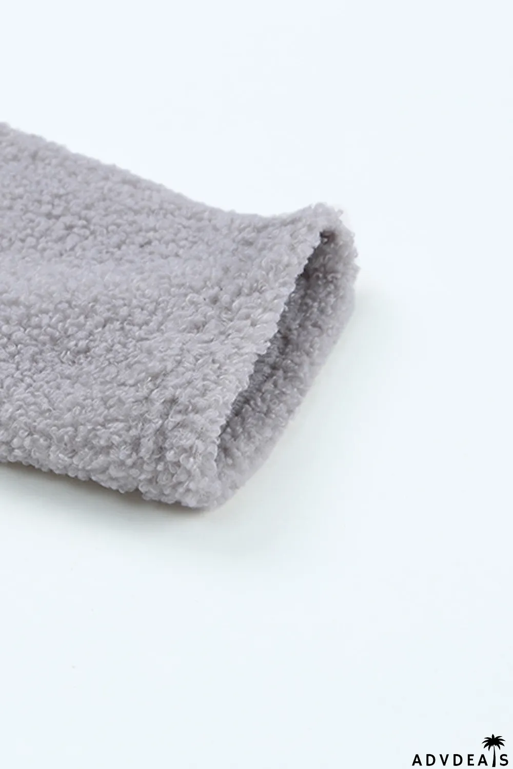 Colorblock Checkered Sherpa Jacket