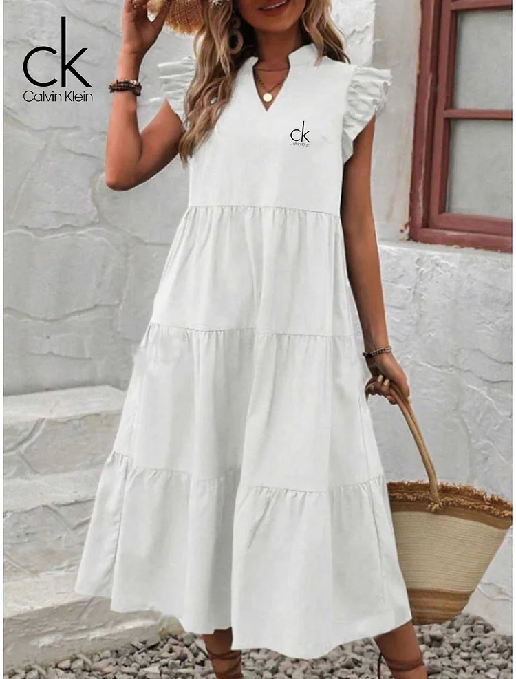 CALVIN KLEIN 2024 letn&iacute; d&aacute;msk&eacute; b&iacute;l&eacute; &scaron;aty pro voln&yacute; čas