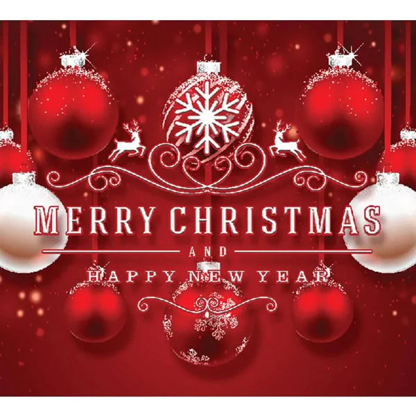 Snow Garage Door Banner Ornament