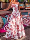 Lace-Up Condole Belt Bohemia Maxi Dresses