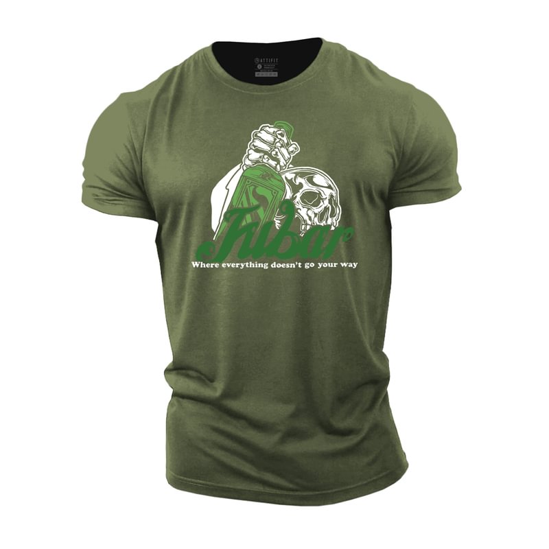 Cotton Got Fubar St.Patrick's Day Graphic Men's T-shirts tacday