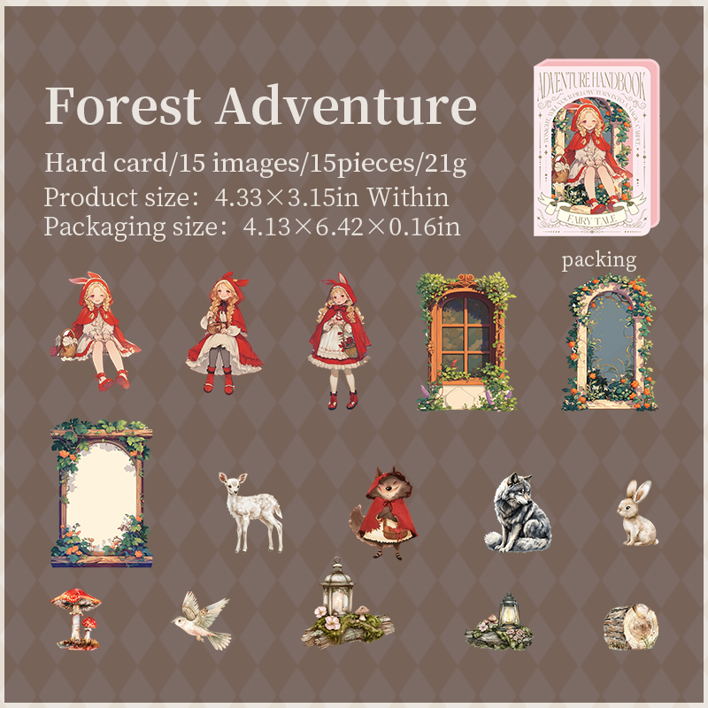Sticker - Fairy Tale Series Vintage Magic Character 