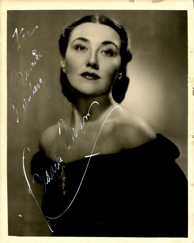 Opera Star BLANCHE THEBOM Vintage Signed Photo Poster painting