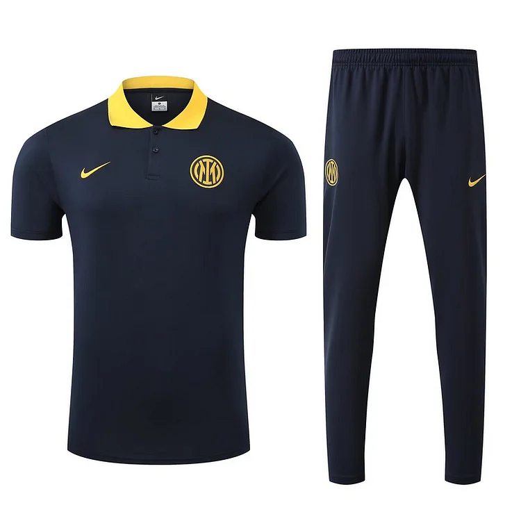 25/26 Inter Milan Navy Blue Training Kit (Short Sleeve + Long Pants)