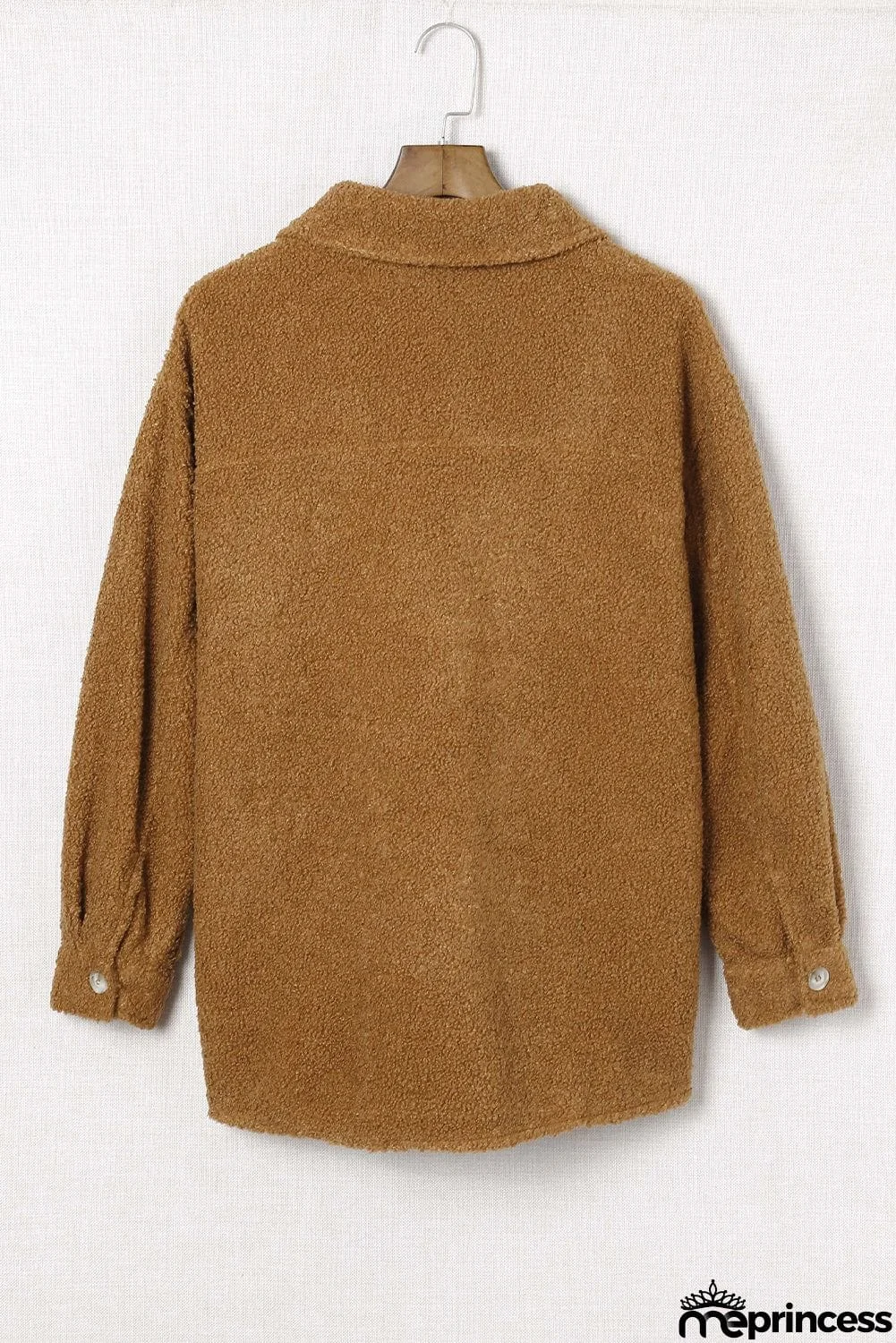 Flap Pockets Button Front Jacket