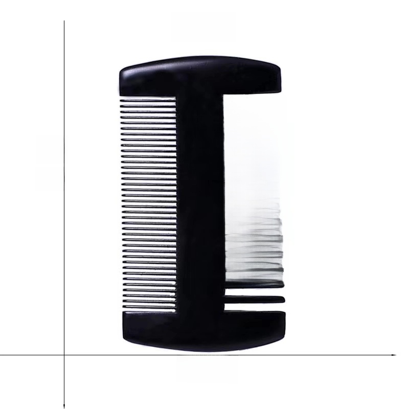 Beard Comb Pear Wood Grate Comb Wide Tooth Men’s Beard Comb Super Dense Tooth Peach Wood Comb Household