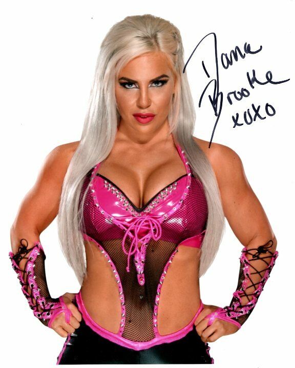 DANA BROOKE signed autographed WWE WRESTLING 8x10 Photo Poster painting