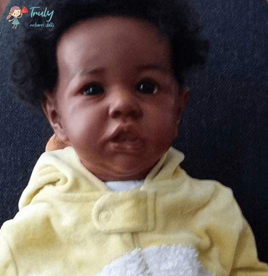 RBG®12'' Vita Realistic Reborn Baby Doll GirlBlack Baby