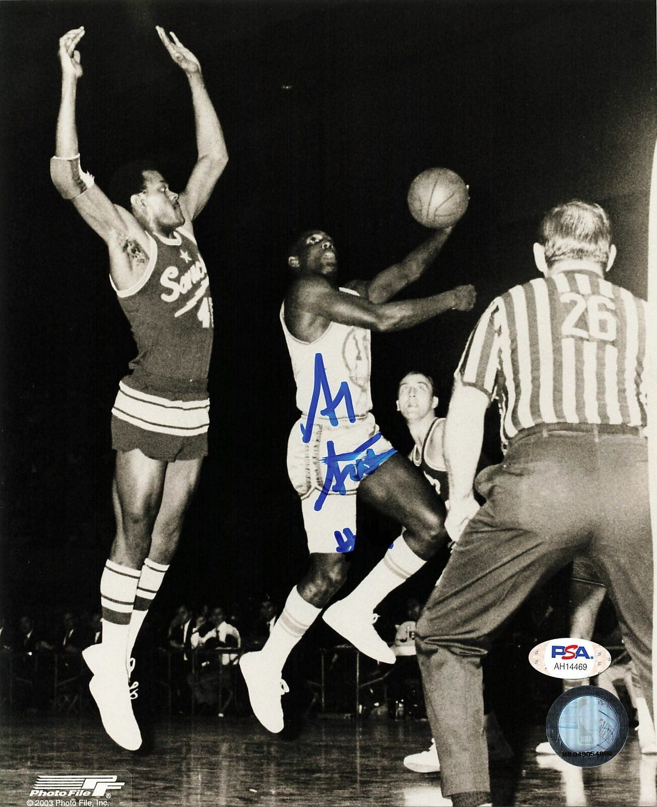 Al Attles signed 8x10 Photo Poster painting PSA/DNA Warriors Autographed