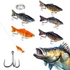 Sinking Wobblers Fishing Lures 10cm 16g Multi Jointed Swimbait Artificial Bait