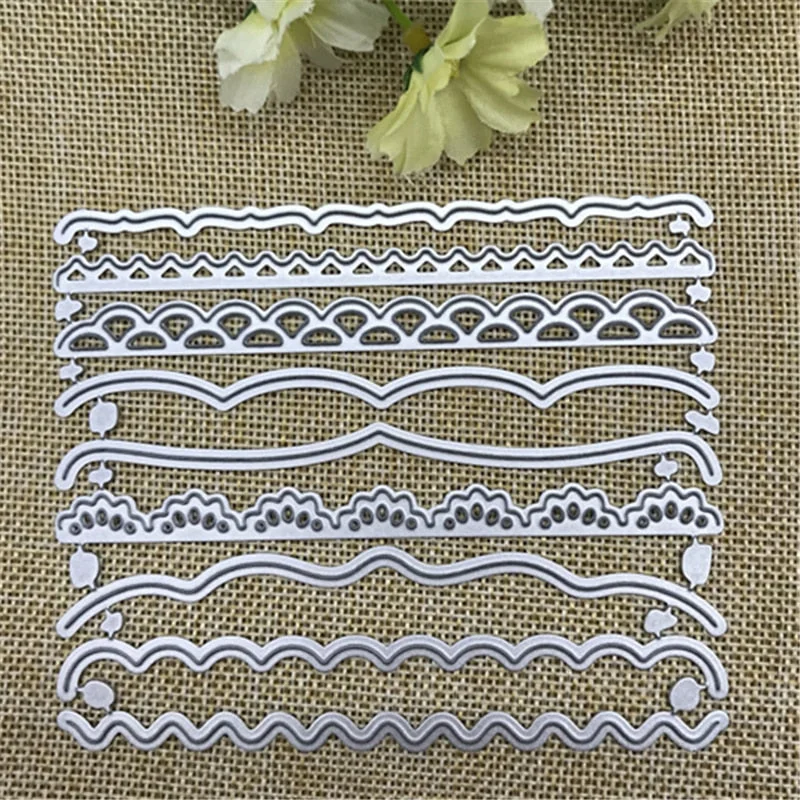 9pcs/Set Decorative Cards Metal Cutting Dies Stencils for DIY Scrapbooking/photo album Decorative Embossing DIY Paper Cards