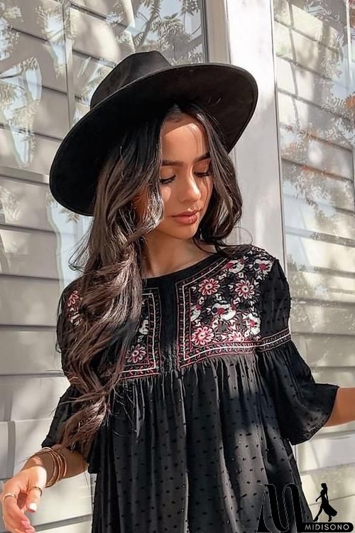 MidiSono - Woolen Black Hat