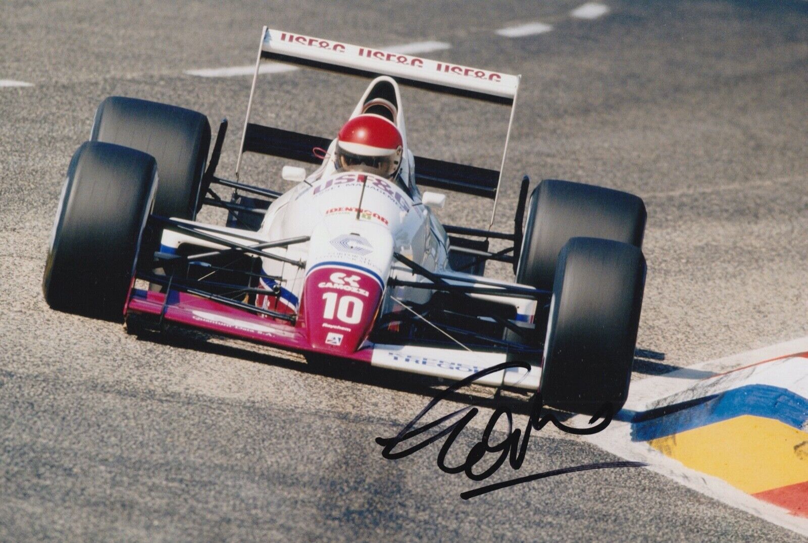 Eddie Cheever Hand Signed 12x8 Photo Poster painting F1 Autograph USF&G Arrows