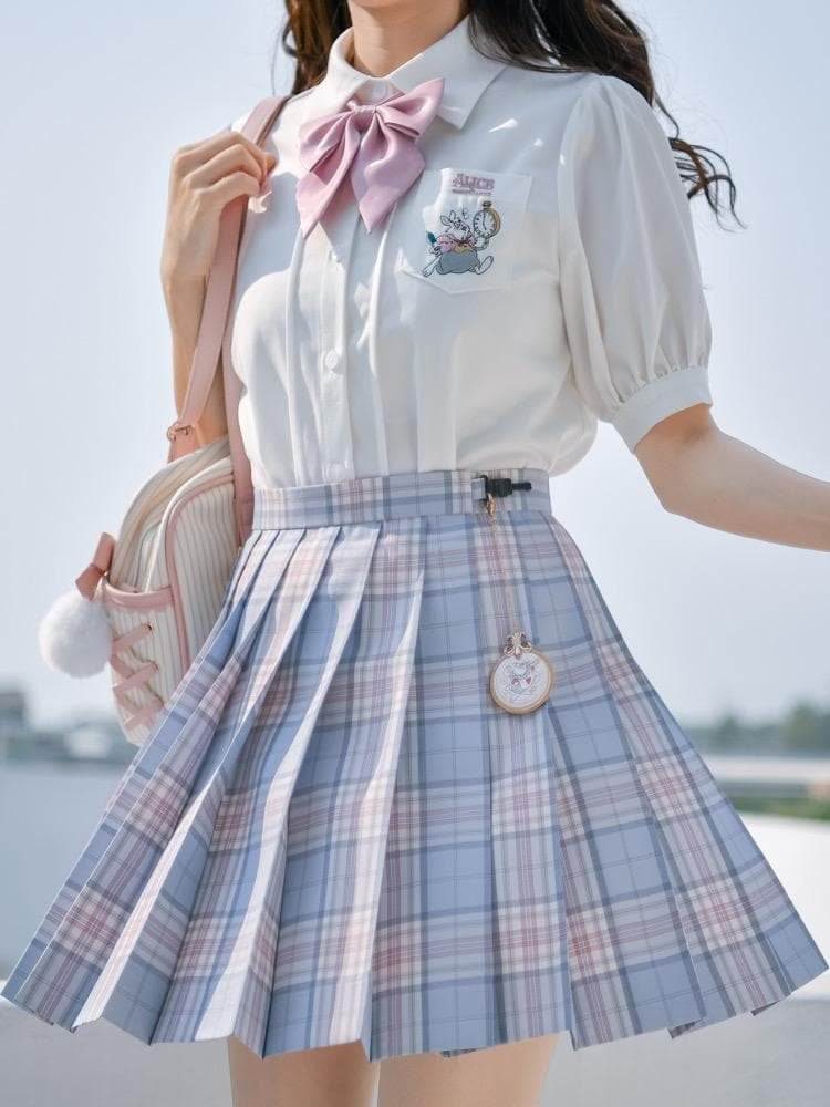 Cute Kawaii Alice in Wonderland Jk Uniform Skirts SP17556