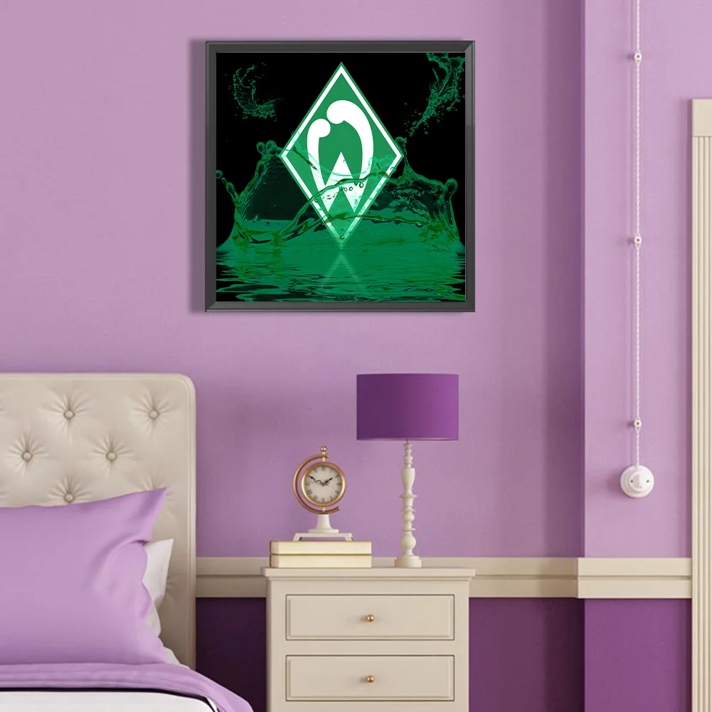 Diamond Painting - Full Round Drill - SV Werder Bremen(Canvas|40*40cm)