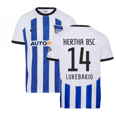 BSC Hertha Berlin Dodi Lukebakio 14 Home Trikot 2022-2023