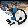 50000RPM Brushless Motor Air Blower LED Cordless Dust Blower for Makita 18V