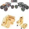 AMK UTB18 Brass Counter Weight Axle Housing for Axial RC Crawler 1/18 UTB18 Capra Unlimited Trail Buggy RTR Upgrade Part (Front Axle 3in1)