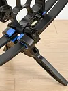 2 Sizes Archery Compound Bow Stand Lightweight Portable Rubber ABS Foldable Hunting Bow Holder Rack for Bowhunting Accessories