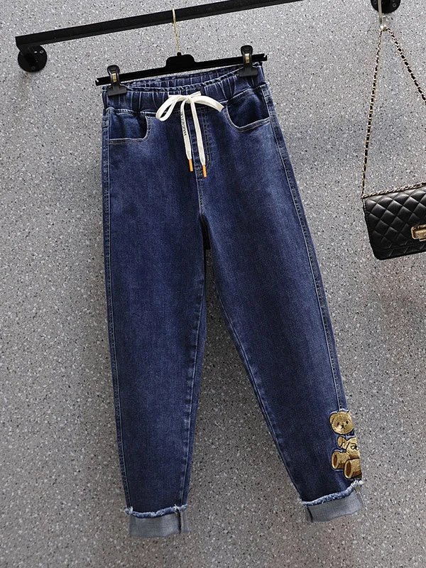 Women Half Sleeve V-neck Solid Color Dress