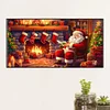 (60*30cm)Santa -  Full Round Drill Diamond Painting