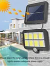 LED Outdoor Solar Garden Waterproof Motion Sensor Wall Light (160COB A)