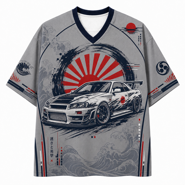 Techwear JDM Moto 21 Short Sleeve Jersey