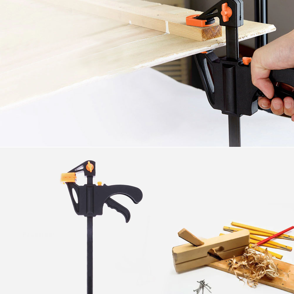 

4 inch F Type Woodworking Clip Quick Grip Clamp Heavy Duty Carpenter Tool, 501 Original