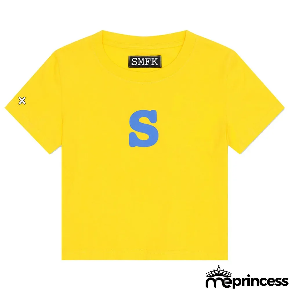 slim skinny Tee full cotton short ladies Crop short-sleeved t-shirt