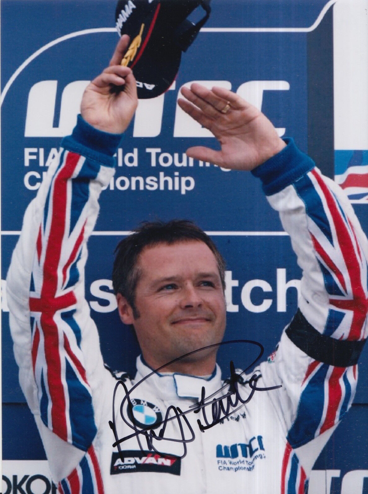 Andy Priaulx Hand Signed 8x6 Photo Poster painting BMW Touring Cars.