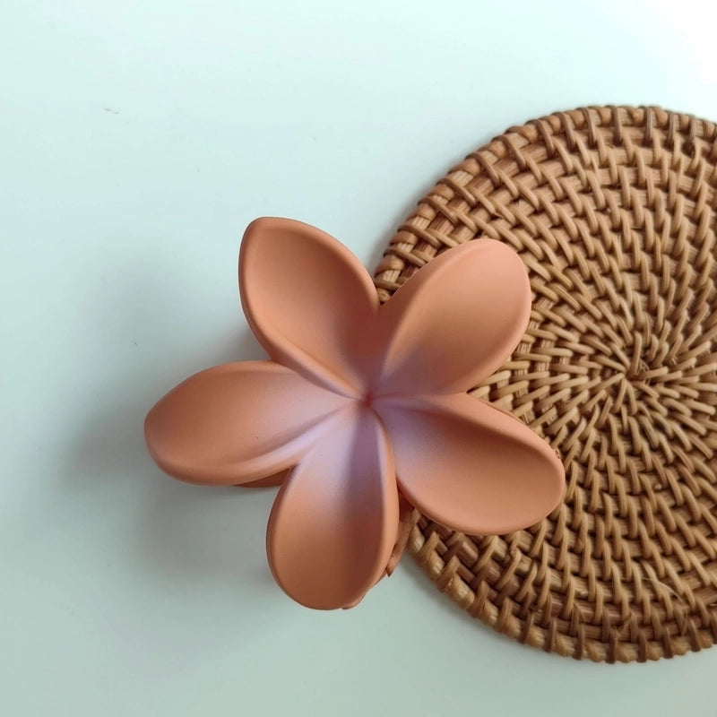 Egg Flower Hairpin Transparent AB Color Grab Hair Shark Clip Gradient Hair Grab Advanced Hair Accessories