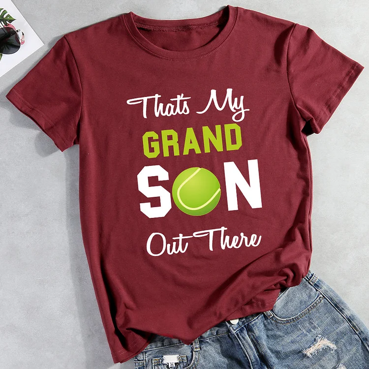 That's my grandson out there T-shirt Tee -013577-Annaletters