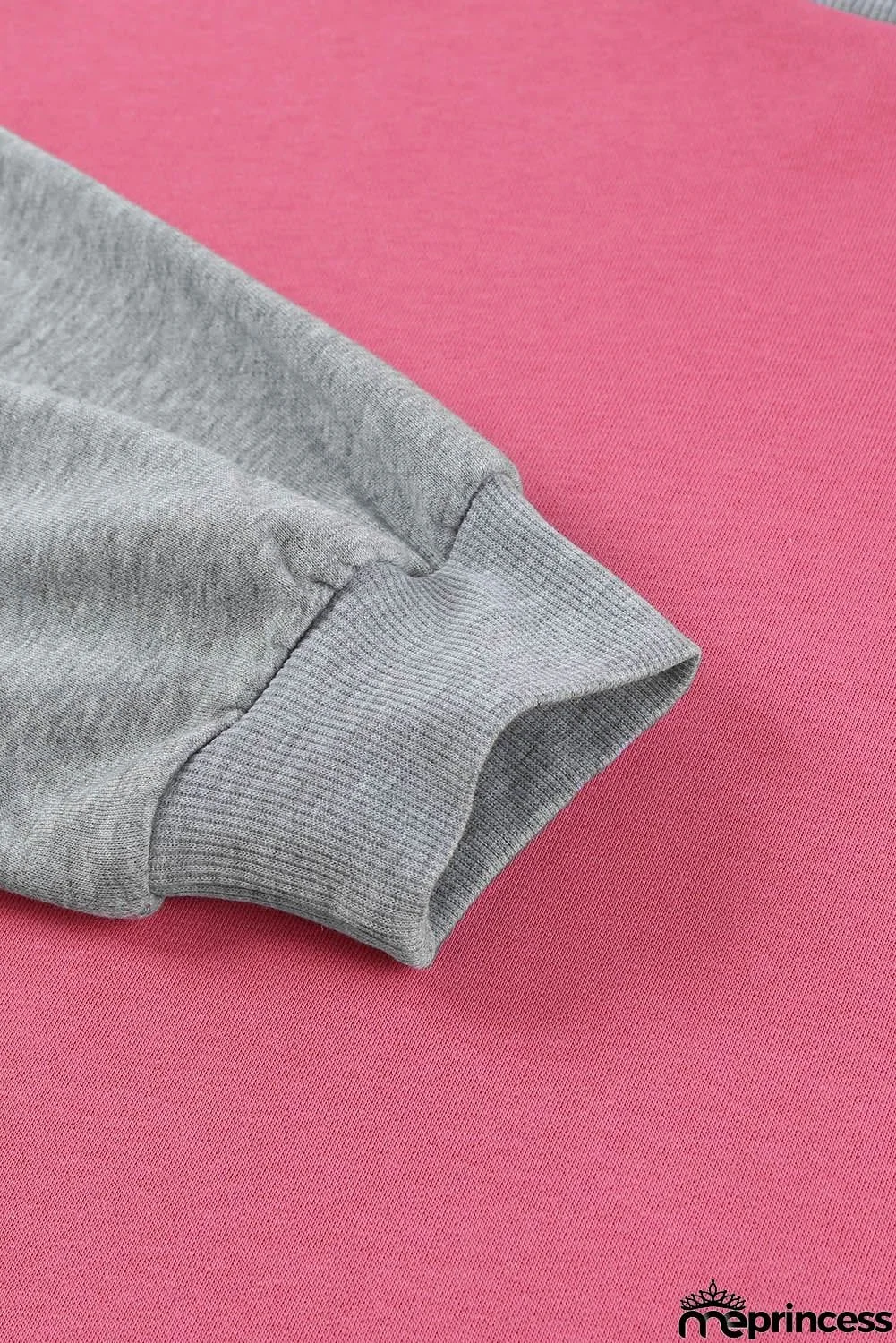 Women's Rose Colorblock Pullover Sweatshirt