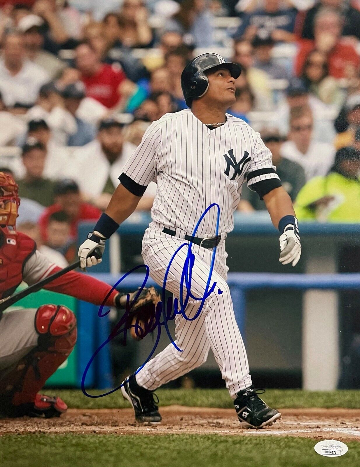 BOBBY ABREU Autograph Hand SIGNED 11x14 New York YANKEES Photo Poster painting JSA CERTIFIED