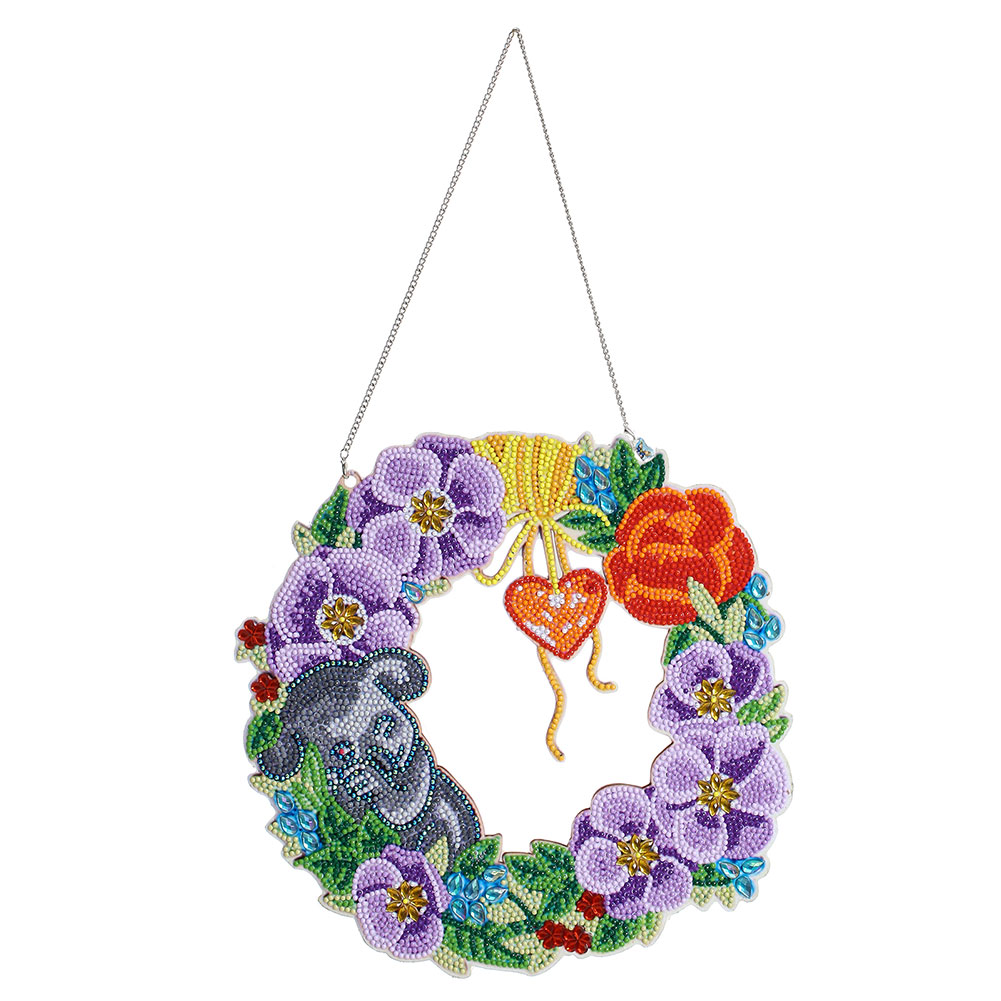 

Flower Vine Wreath - 5D DIY Craft Pendant - 30*30CM, 501 Original