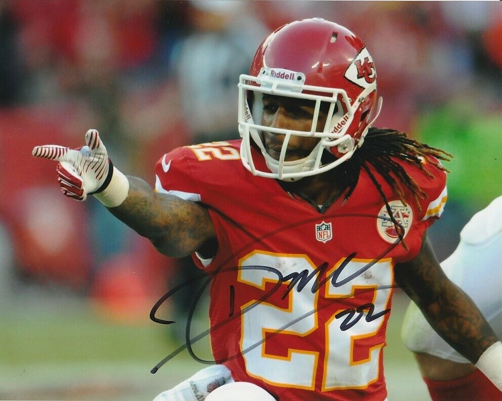 DEXTER McCLUSTER SIGNED KANSAS CITY CHIEFS 8x10 Photo Poster painting #1 NFL EXACT PROOF!