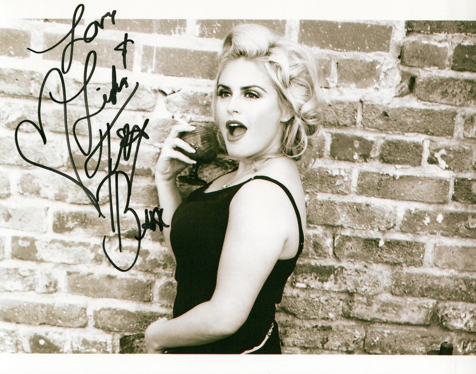 Tia Barr glamour shot autographed Photo Poster painting signed 8x10 #4