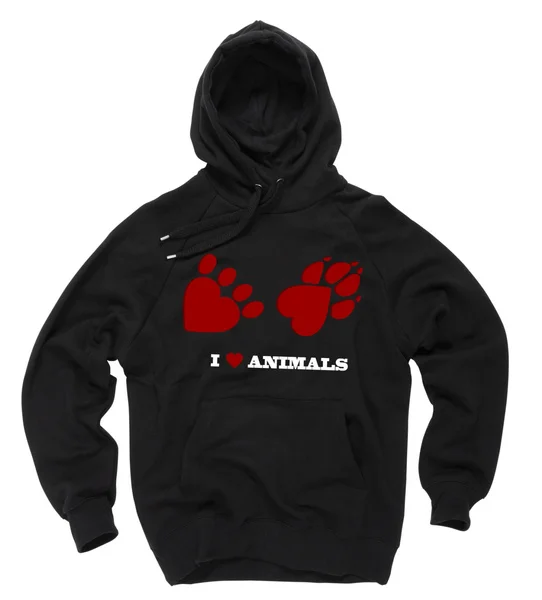 I Love Animals Hoodie Sweater Sweatshirt Pet Lover Dog Cat Sweater Sweatshirt