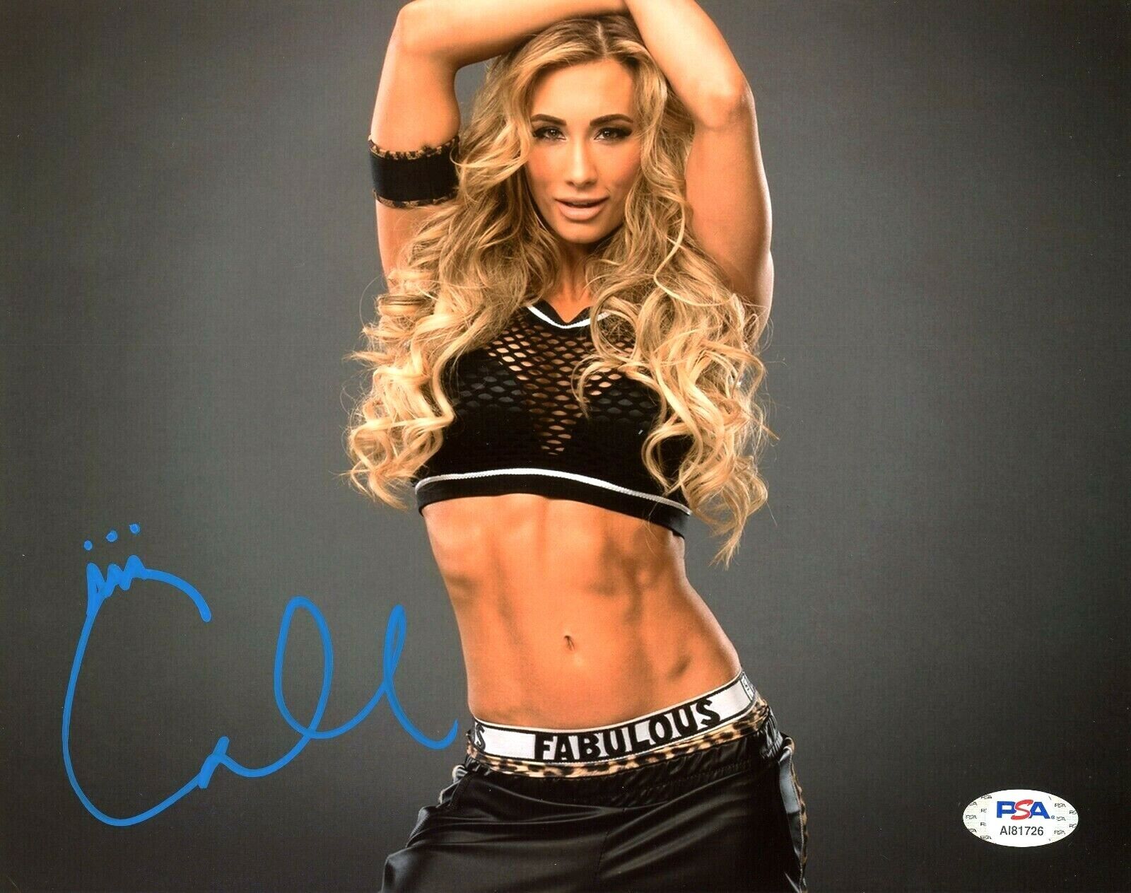 WWE CARMELLA HAND SIGNED AUTOGRAPHED 8X10 Photo Poster painting WITH PROOF AND PSA DNA COA 37