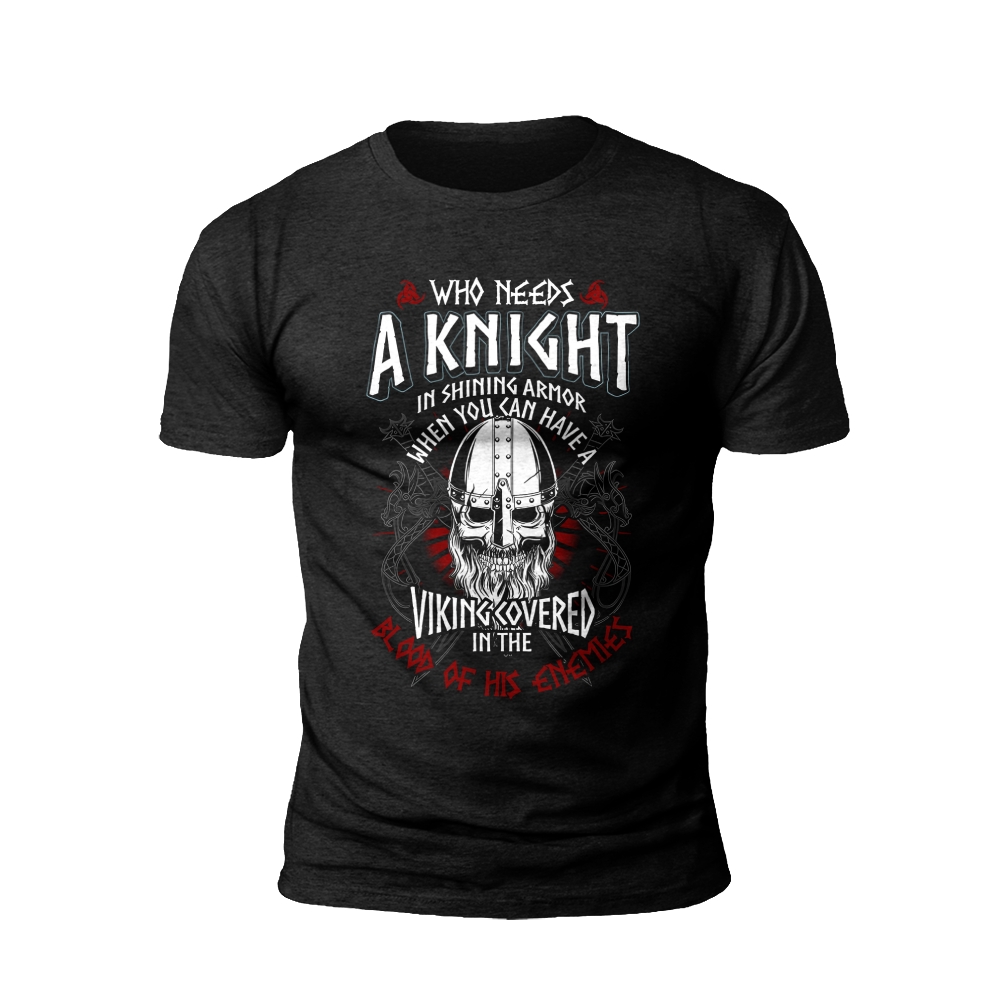 Viking Valor: Fearless in Battle T-shirt