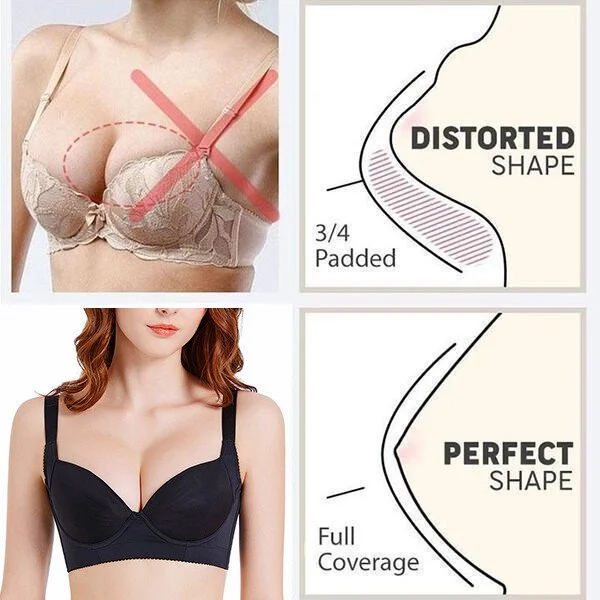Hot Sale - Sexy Deep Cup Full Coverage Bra