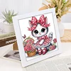 5D DIY Partial Special Shaped Drill Diamond Painting Cat Wall Decor 19.2x19.2cm