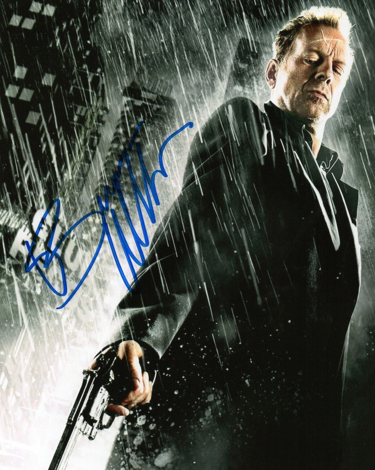 BRUCE WILLIS AUTOGRAPHED SIGNED A4 PP POSTER Photo Poster painting PRINT 6