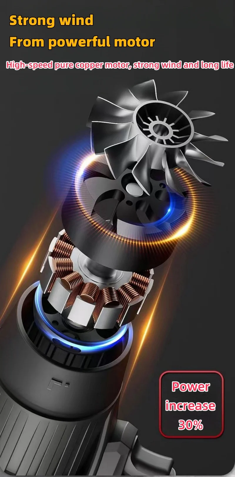 Violent Fan Dust Removal Snow Removal Car Washing Water Blowing High Power Turbine Blower