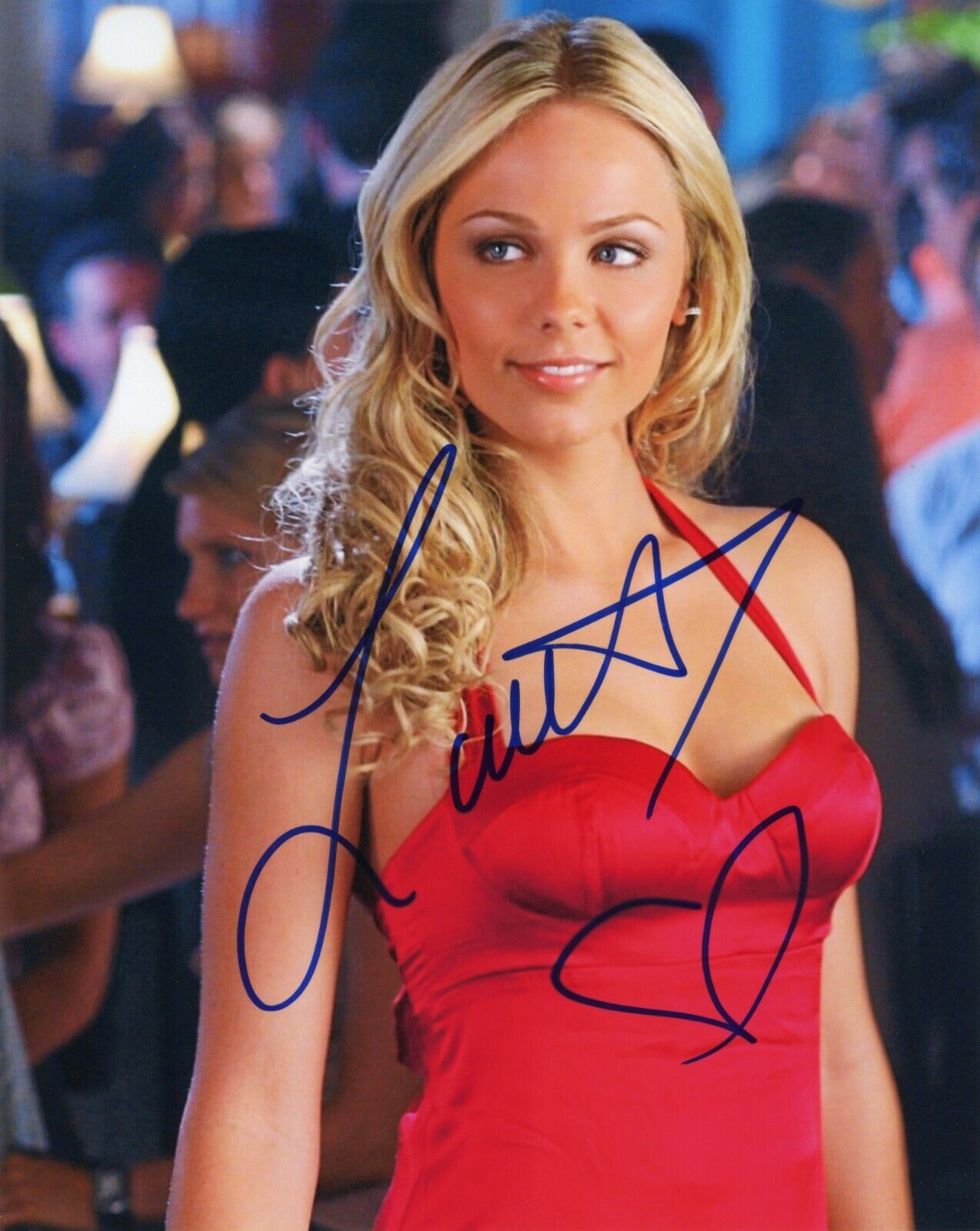 ~~ LAURA VANDERVOORT Authentic Hand-Signed SEXY - SuperGirl